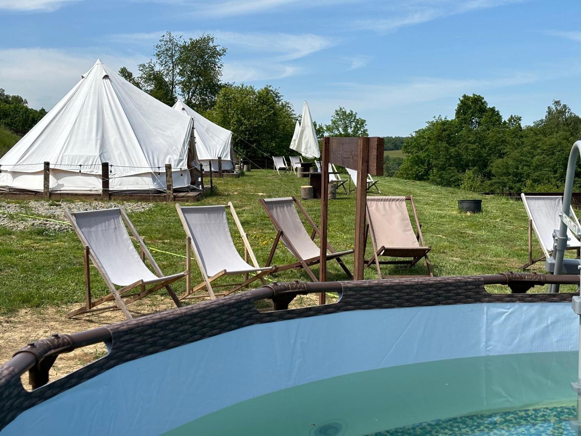 Glamping Bieszczady Z Jacuzzi I Basenem Hotel Solina  Bagian luar foto