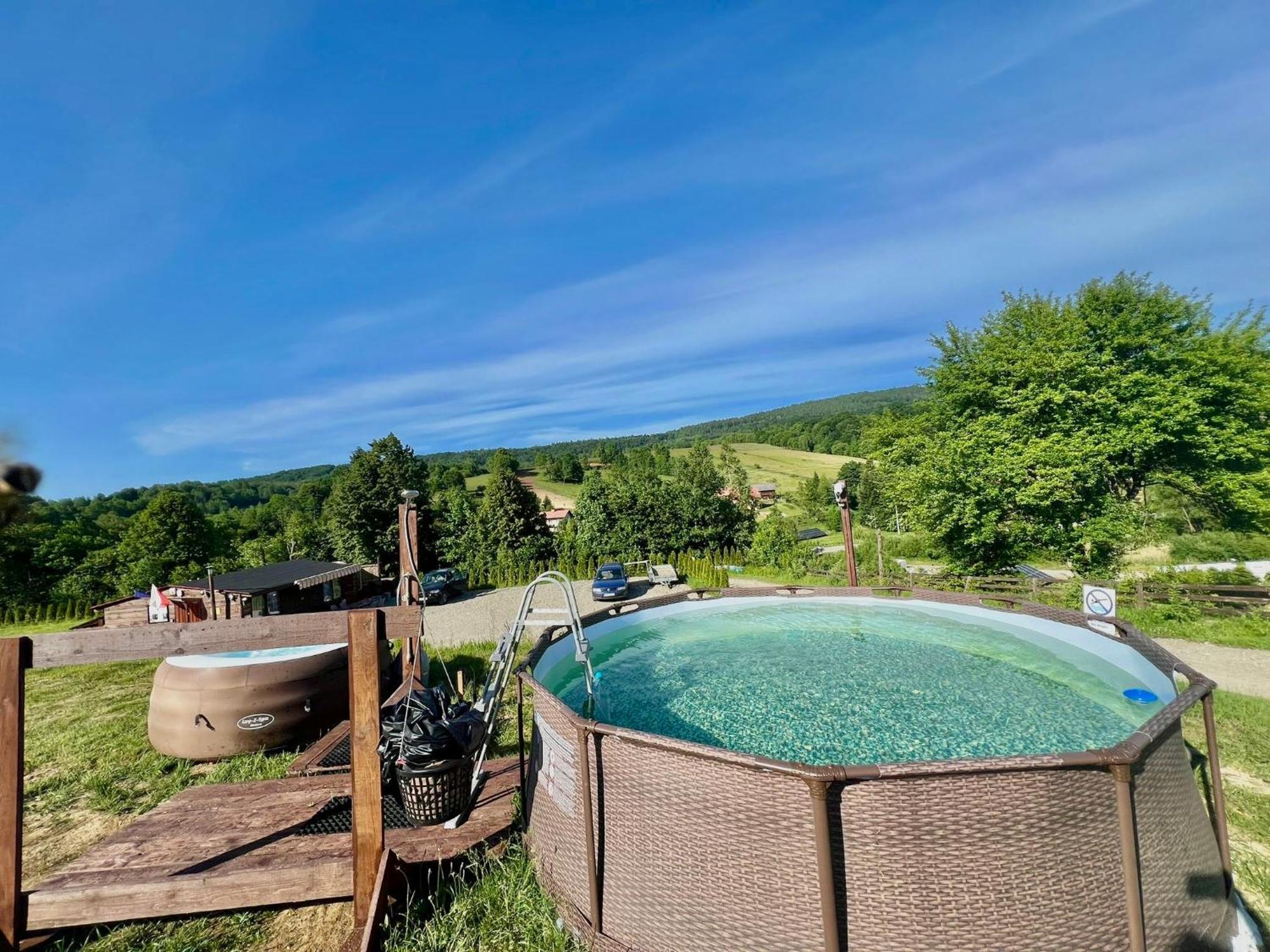 Glamping Bieszczady Z Jacuzzi I Basenem Hotel Solina  Bagian luar foto